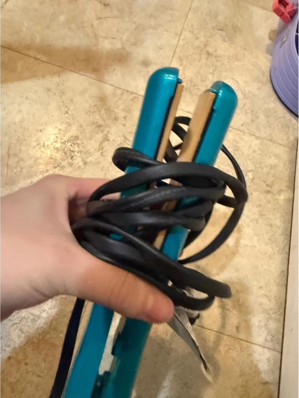 Hair straightener chi teal y2k 1 inch